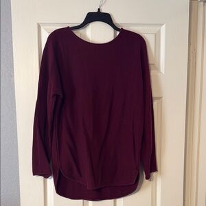 MK Burgundy Long Sleeve Sweater